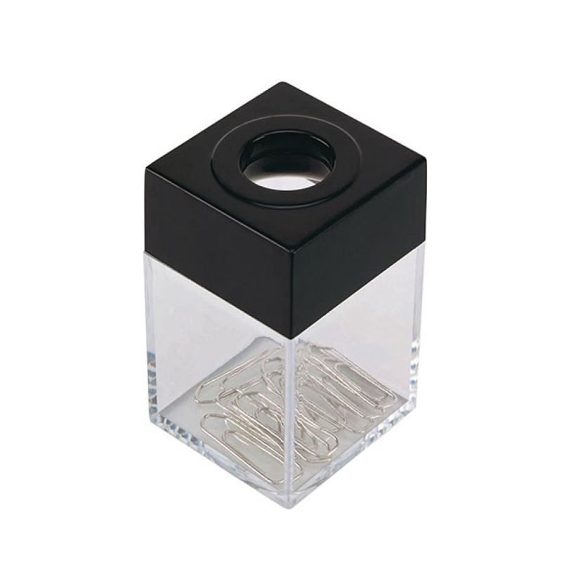 Magnetic paper clip container