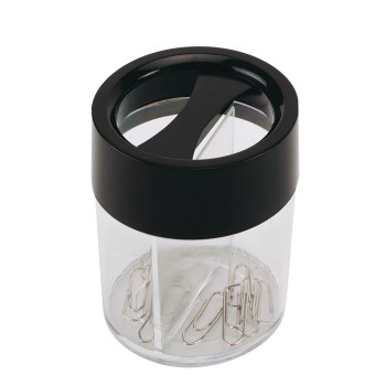 Magnetic paper clip container