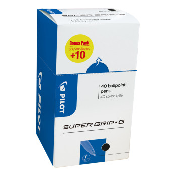 Ballpoint pen Super grip G cap Box 40