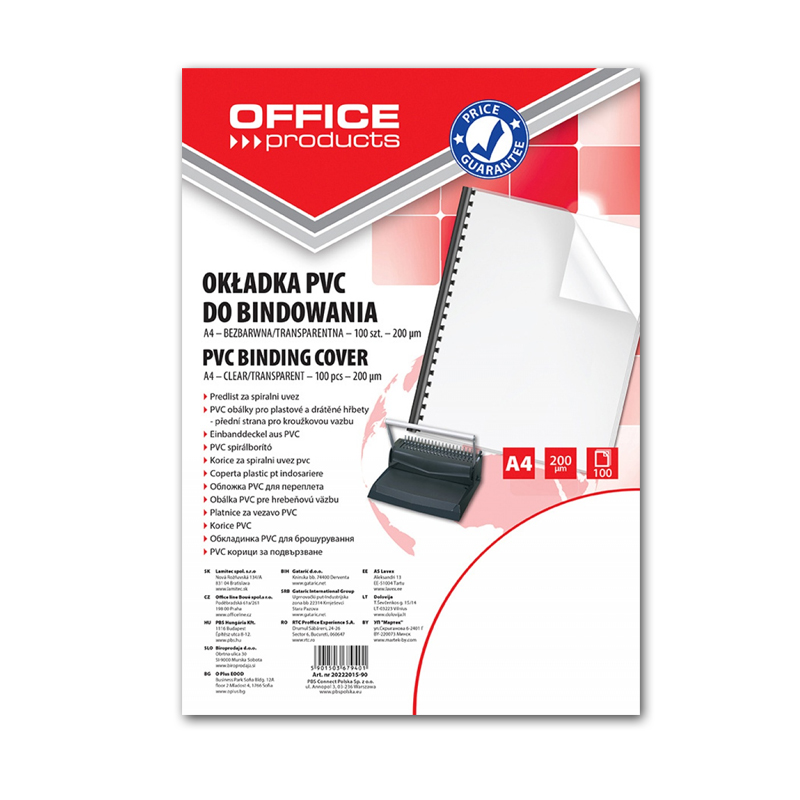 Binding cover A4 | transparent