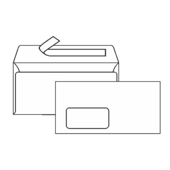 Envelope A23 window left